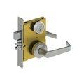 Hager Companies 3853 Grade 1 Mortise Lock - Entry Sect Us26d Wlm Full6 Scc Kd Rev 1 3853S26D000LACD
